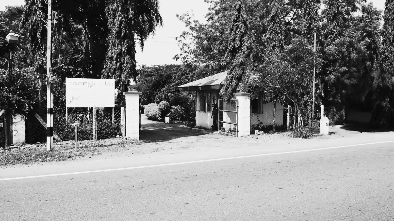 TAFE JRehab Centre entrance, Alampatti, Madurai