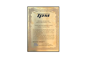 Special Award for TPM Achievement 