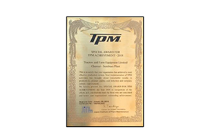 Special Award for TPM Achievement 