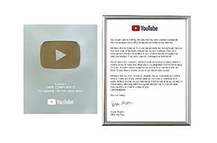YouTube Creator Award - Silver Play Button