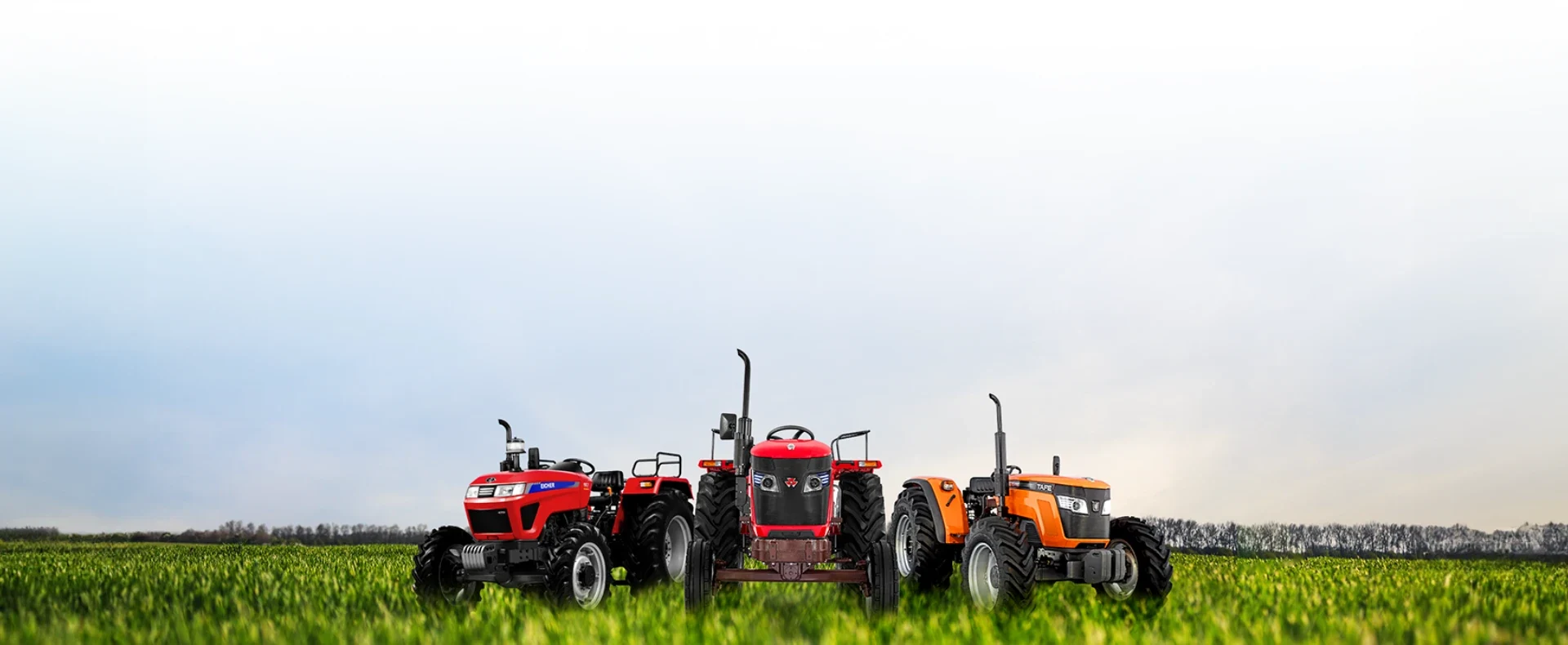 TAFE tractor in field – sustainability
